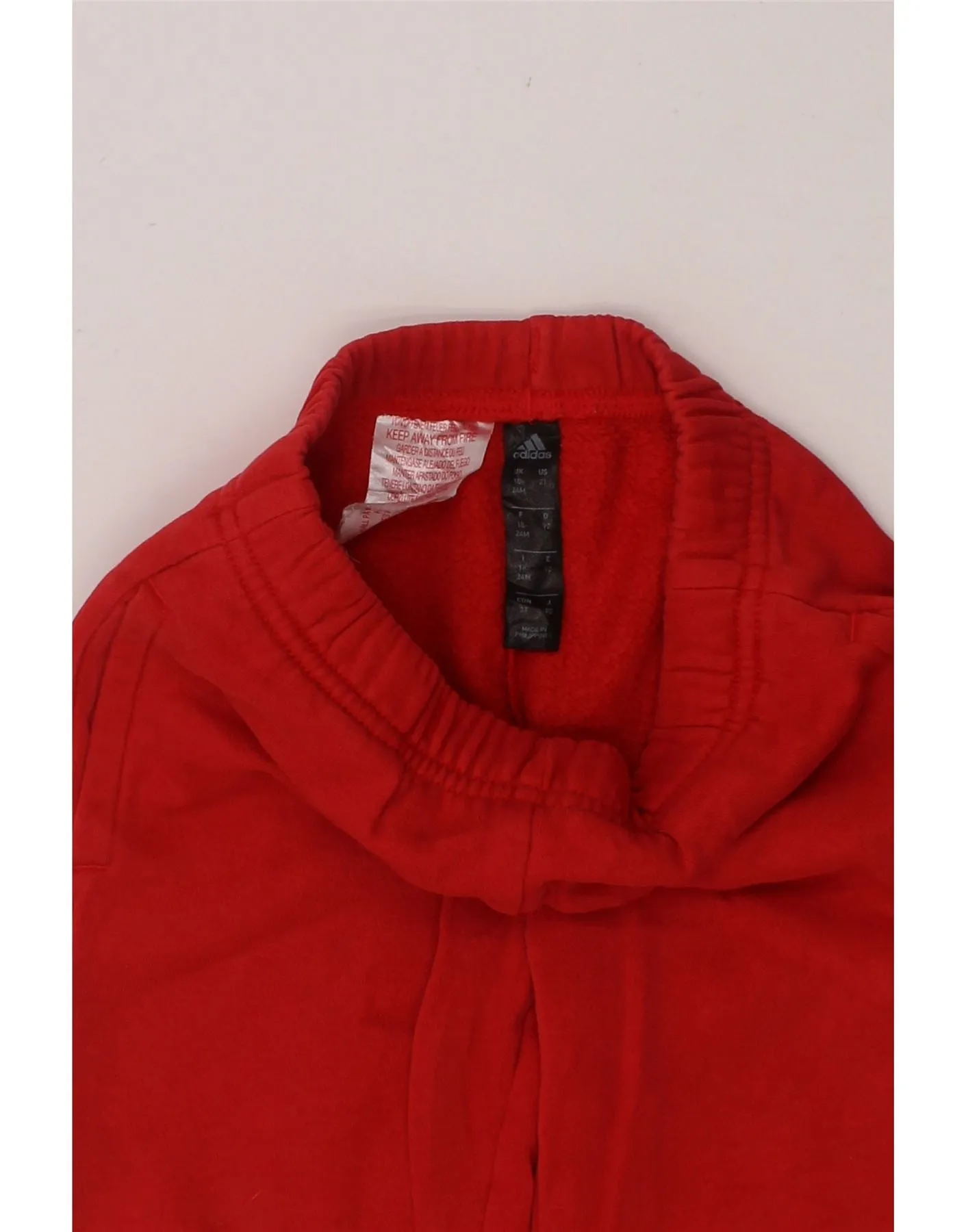 ADIDAS Baby Boys Joggers Tracksuit Trousers 18-24 Months  Red