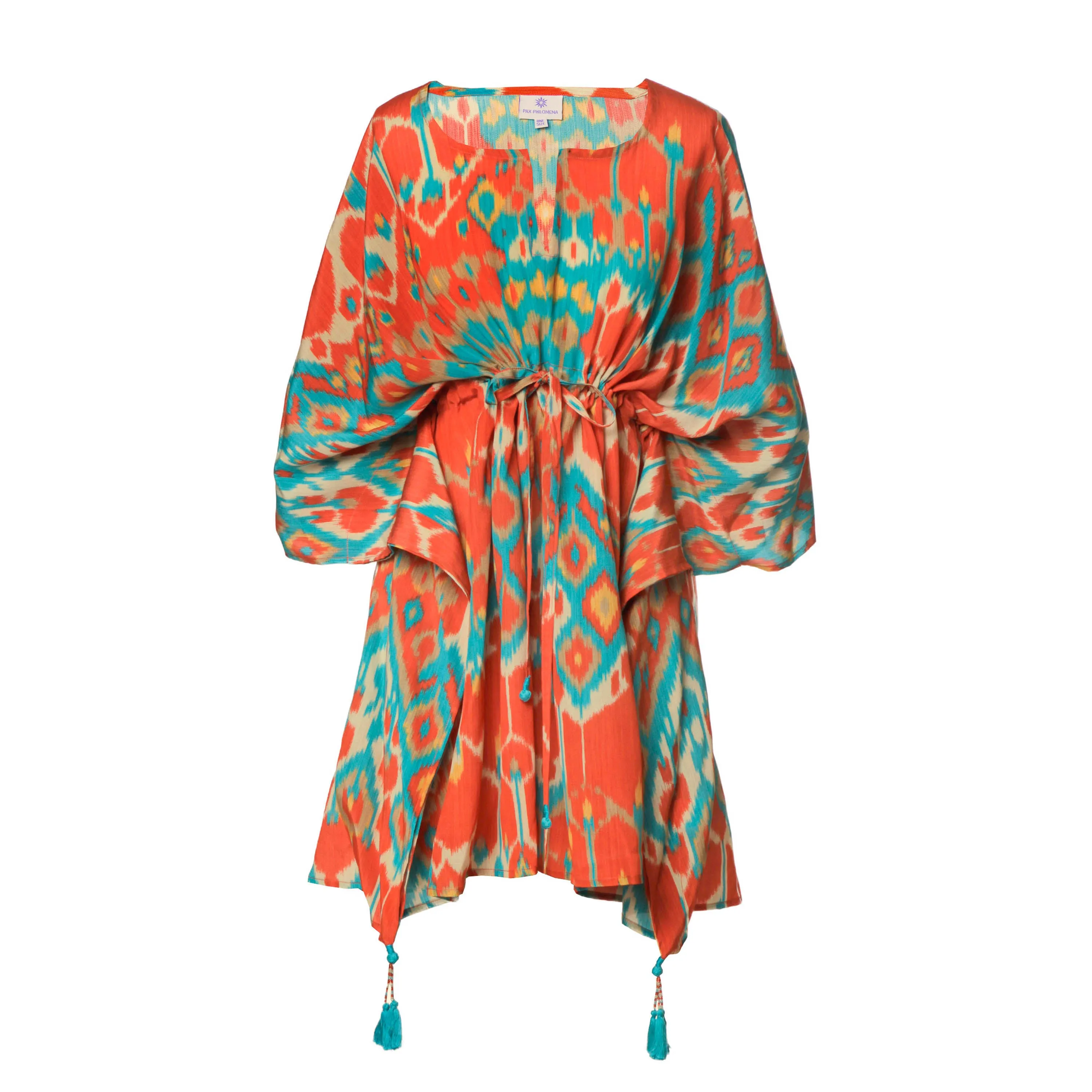Bella Vita Italian Silk Short Kaftan