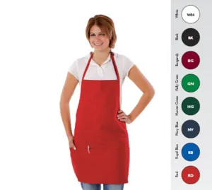 Chef Revival 612BAFH-Navy Blue Bib Apron