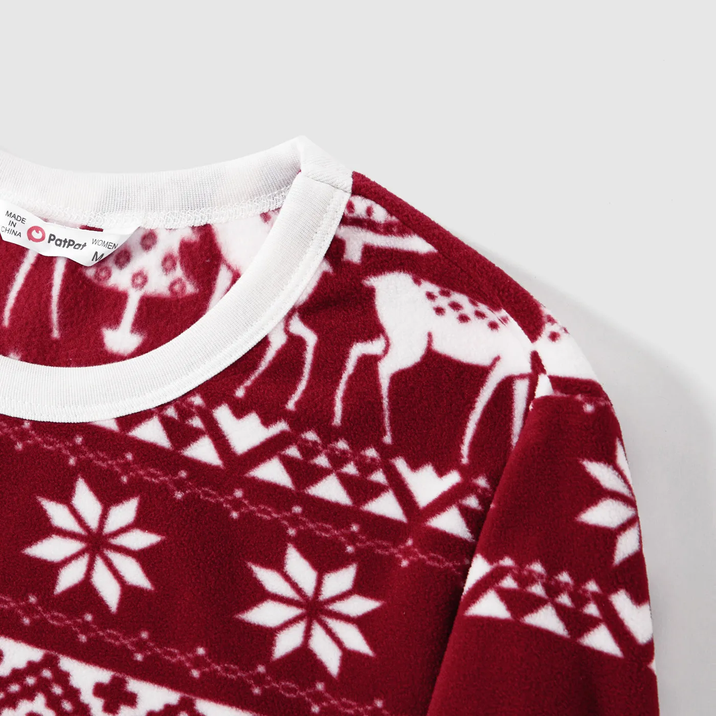 Christmas Family Matching Festival All-over Print Long-sleeve Pajamas Sets(Flame resistant)