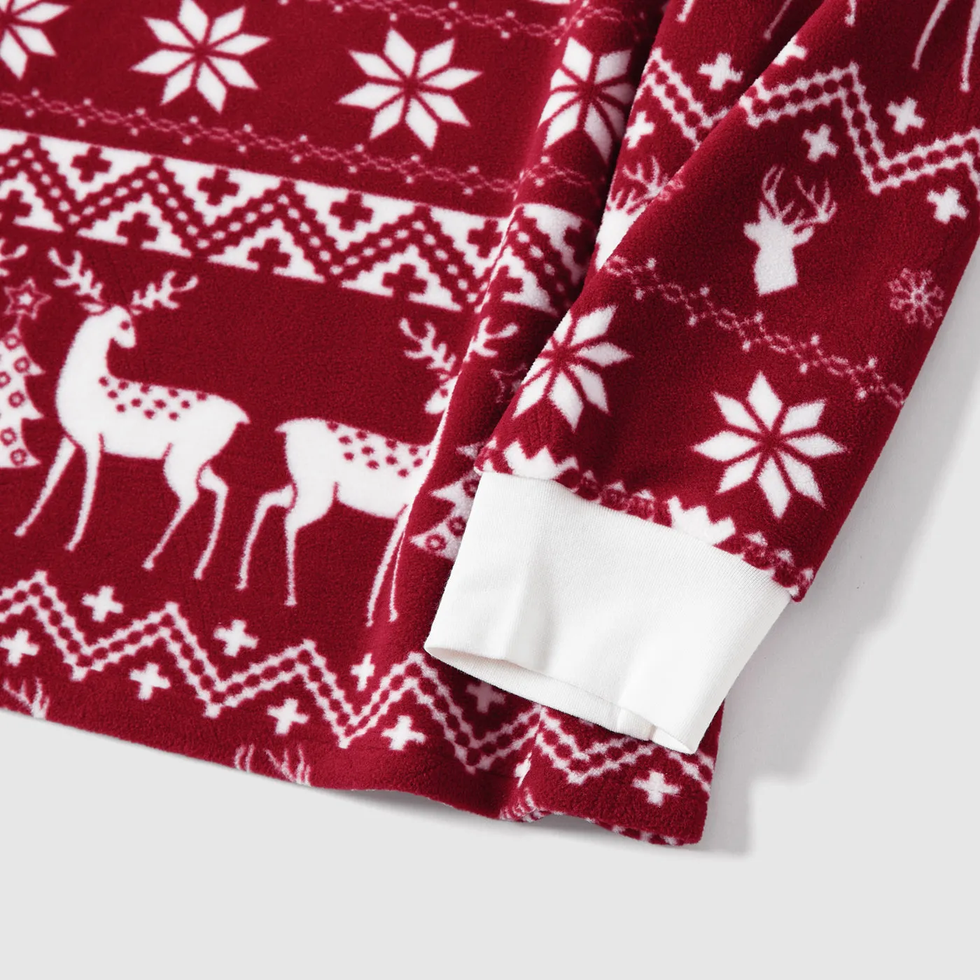 Christmas Family Matching Festival All-over Print Long-sleeve Pajamas Sets(Flame resistant)