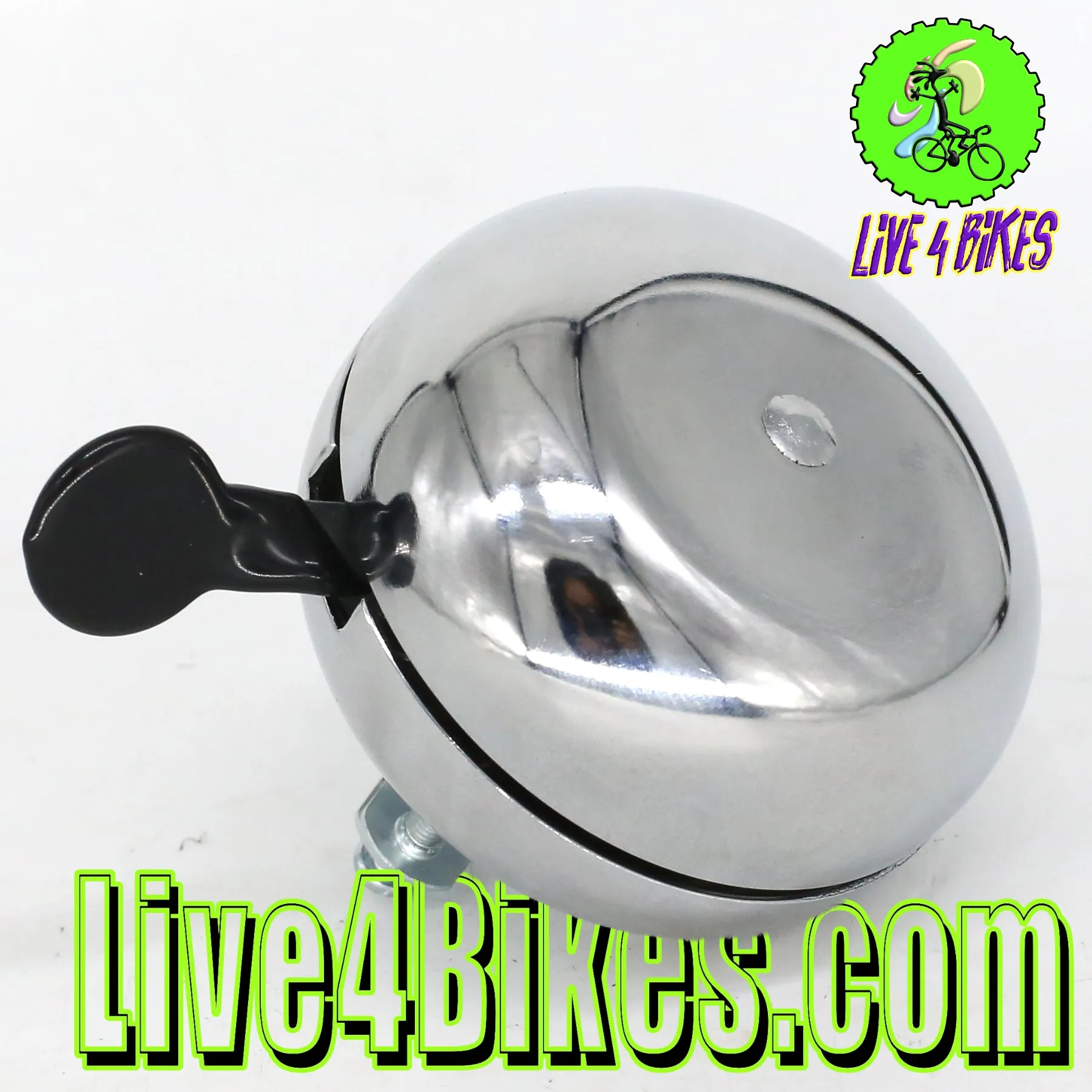 Classic Chrome Large Vintage Bicycle Bell 80mm -Live4Bikes