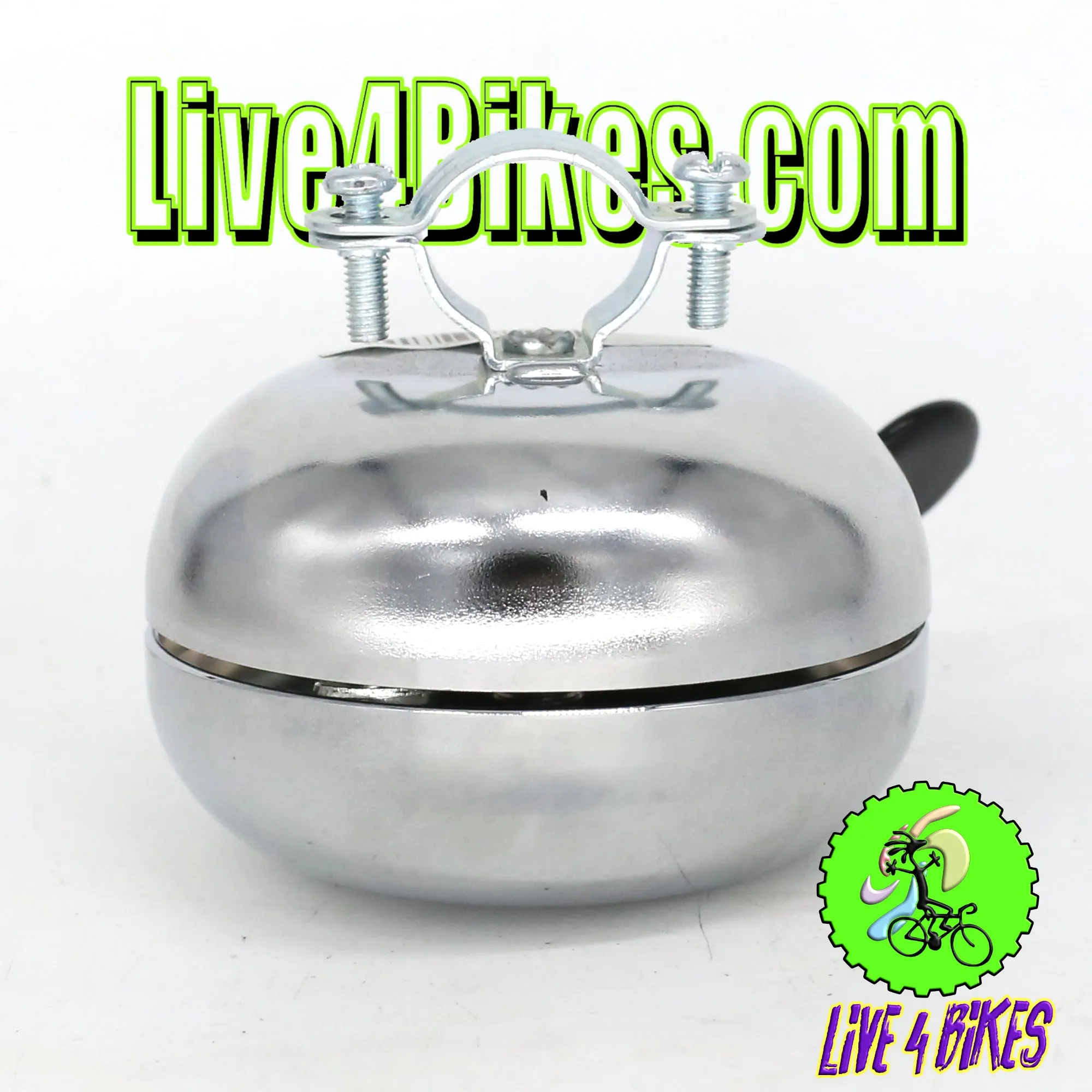 Classic Chrome Large Vintage Bicycle Bell 80mm -Live4Bikes