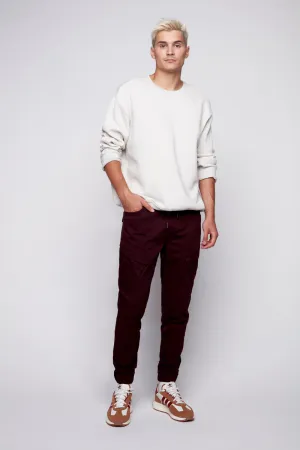 COHEN - 5 Pocket Cargo Jogger - Wine