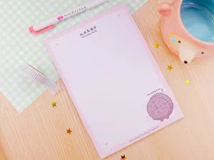 Cookies & Cream A5 Kawaii Notebook | Cute Pastel Stationery | Katnipp Cookie Design