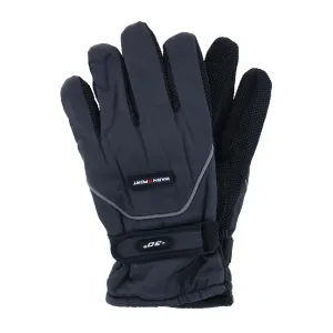 CTM® Men's One Size Microfiber Winter Ski Gloves with Wrist Strap