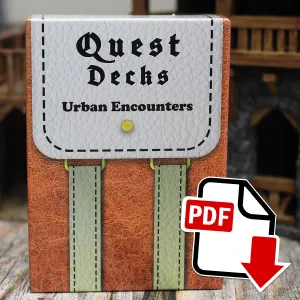 Digital Quest Decks: Urban Encounters (PDF)