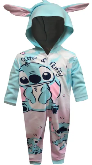 Disney Lilo and Stitch Hooded Blanket Sleeper Pajamas