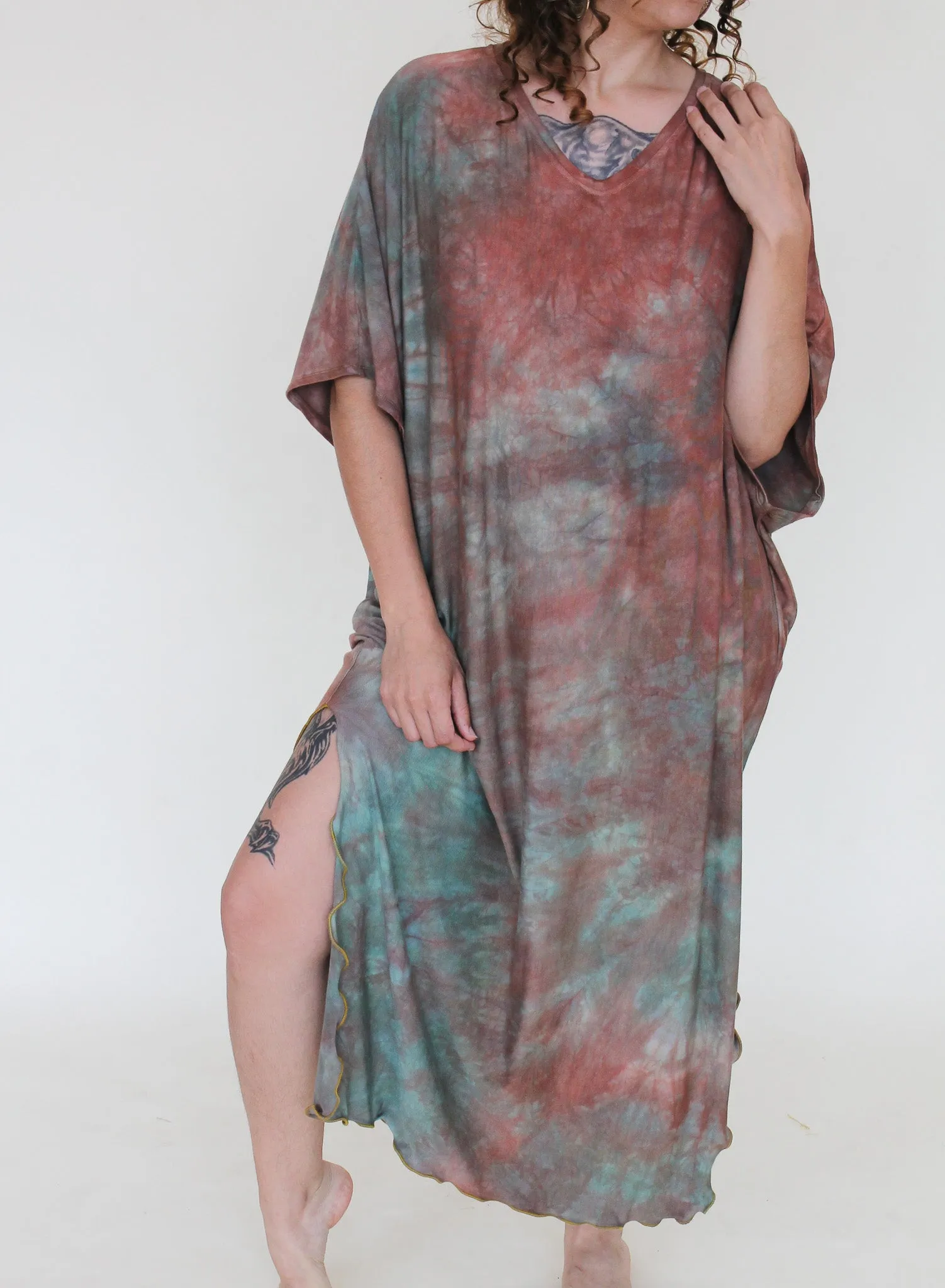 'Druzy Chrysocolla' Priestess Kaftan