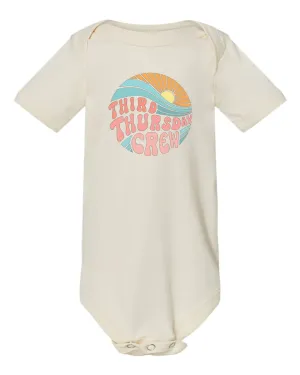 FINAL SALE Infant Third Thursday Onesie- Sand