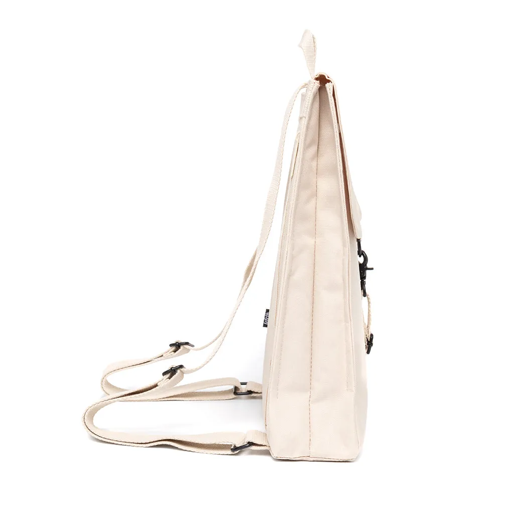 Handy Mini Backpack Stripes Ecru