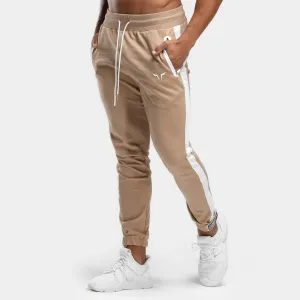 HYPE Joggers - Beige with White Panel