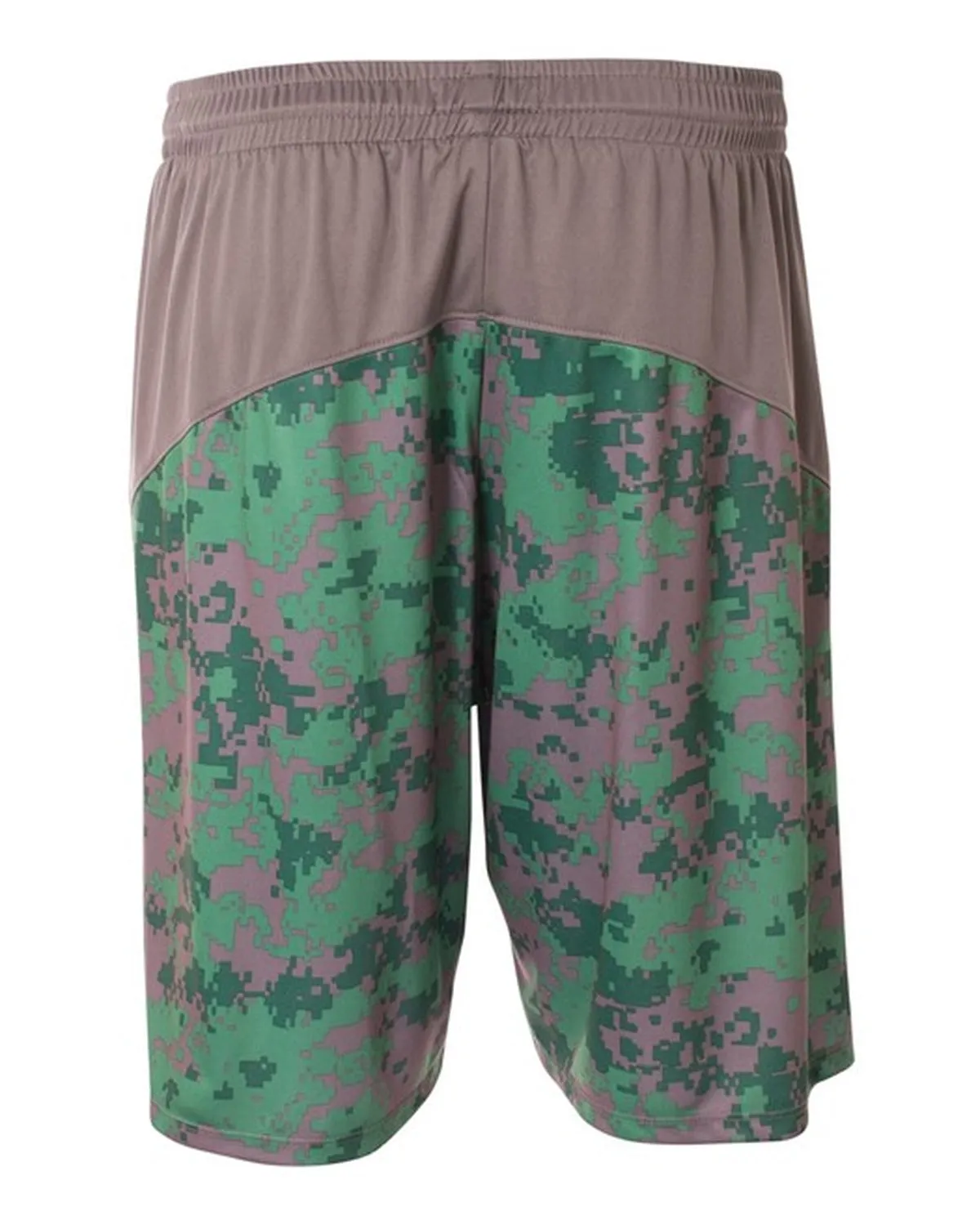 Men's 10-Inch Inseam Quick Dry Camo Basketball Performance Shorts