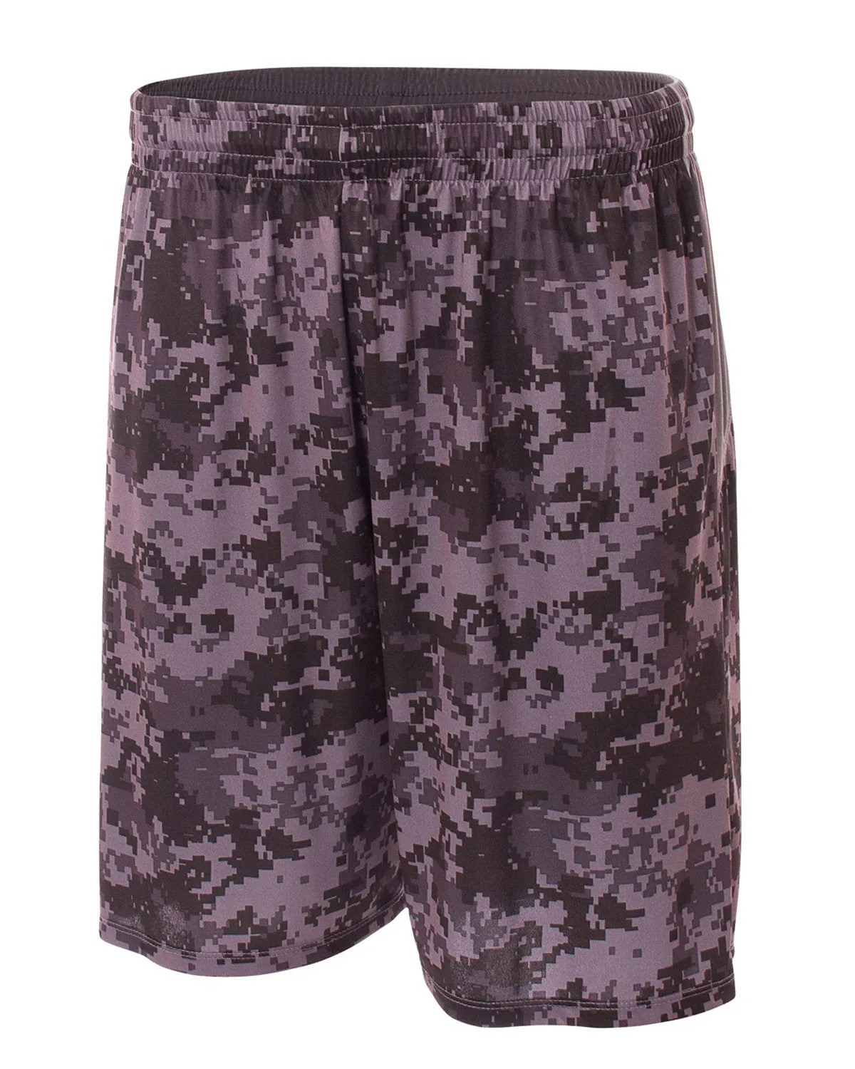 Men's 10-Inch Inseam Quick Dry Camo Basketball Performance Shorts