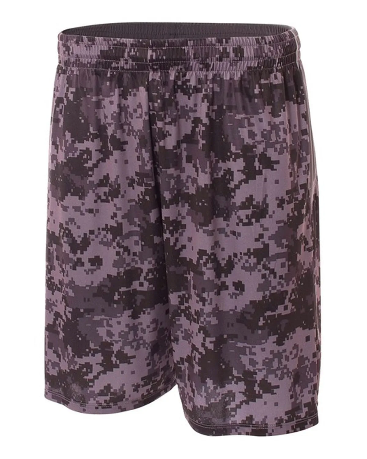 Men's 10-Inch Inseam Quick Dry Camo Basketball Performance Shorts