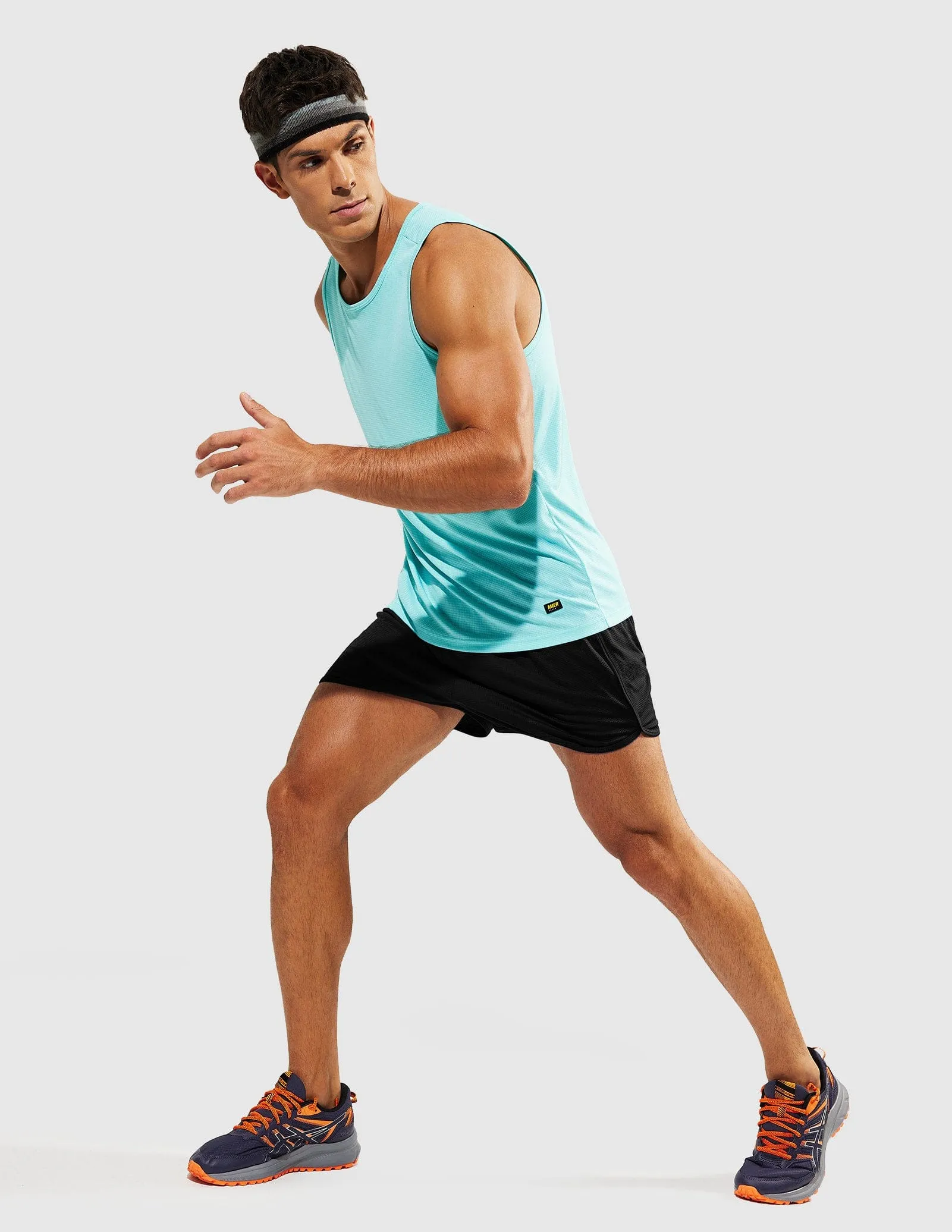 Men's 3-Inch Quick Dry Running Shorts with Liner