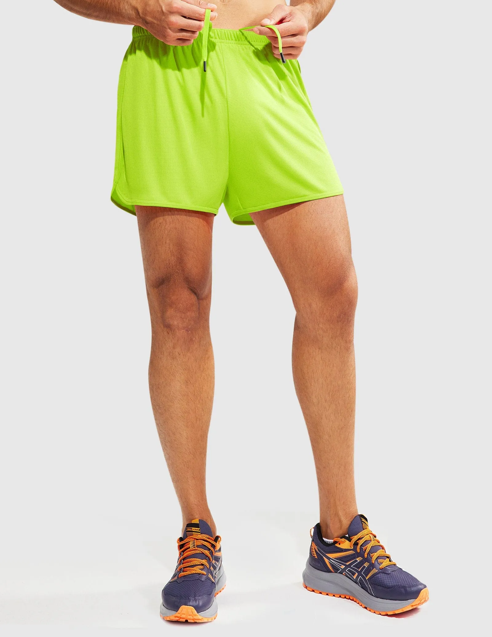 Men's 3-Inch Quick Dry Running Shorts with Liner
