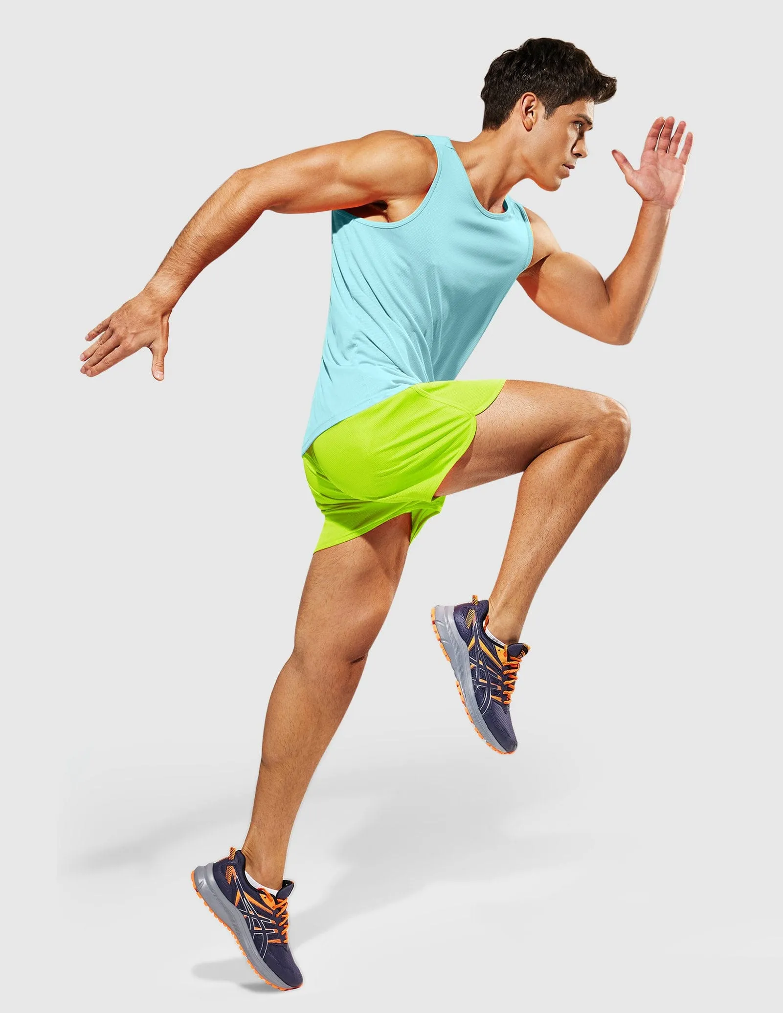 Men's 3-Inch Quick Dry Running Shorts with Liner