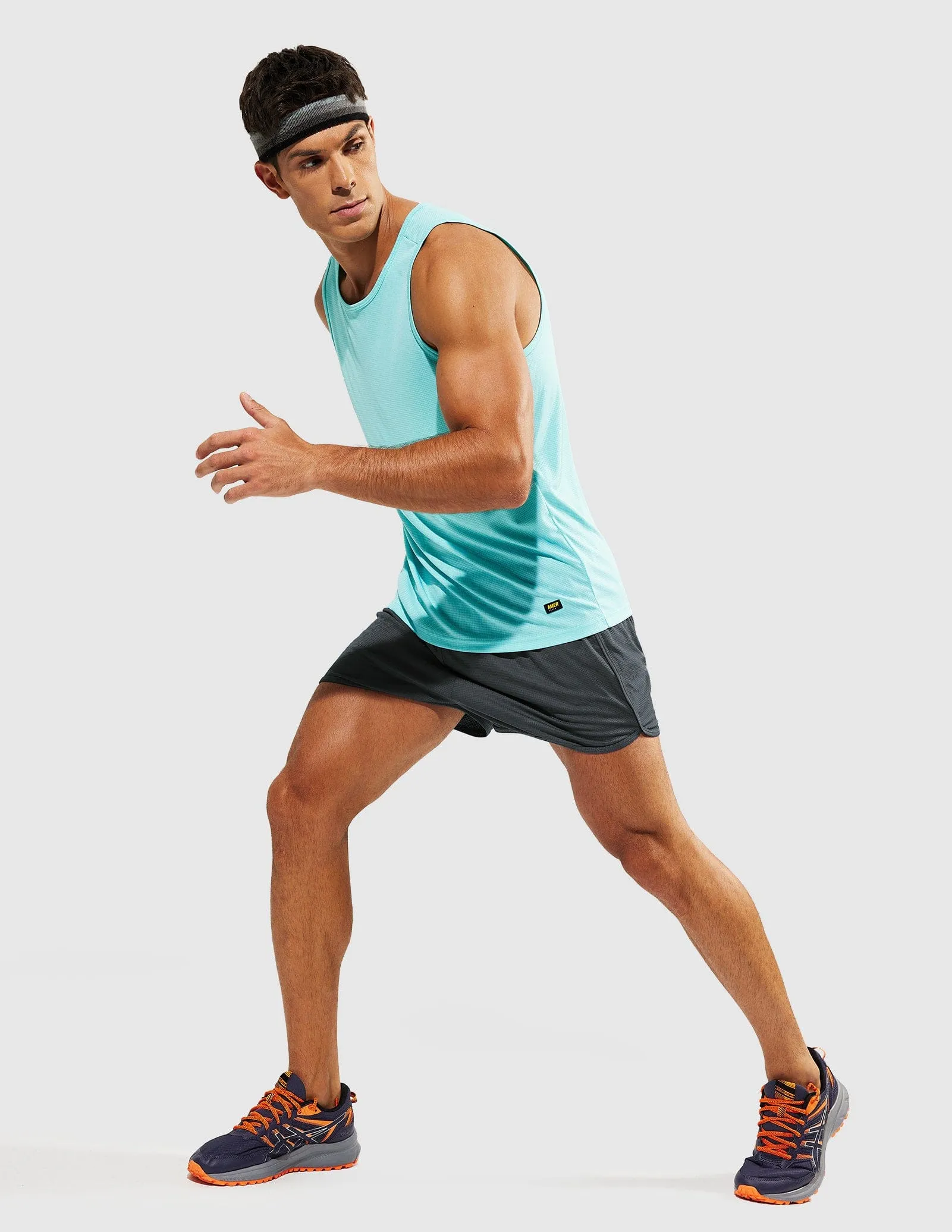 Men's 3-Inch Quick Dry Running Shorts with Liner