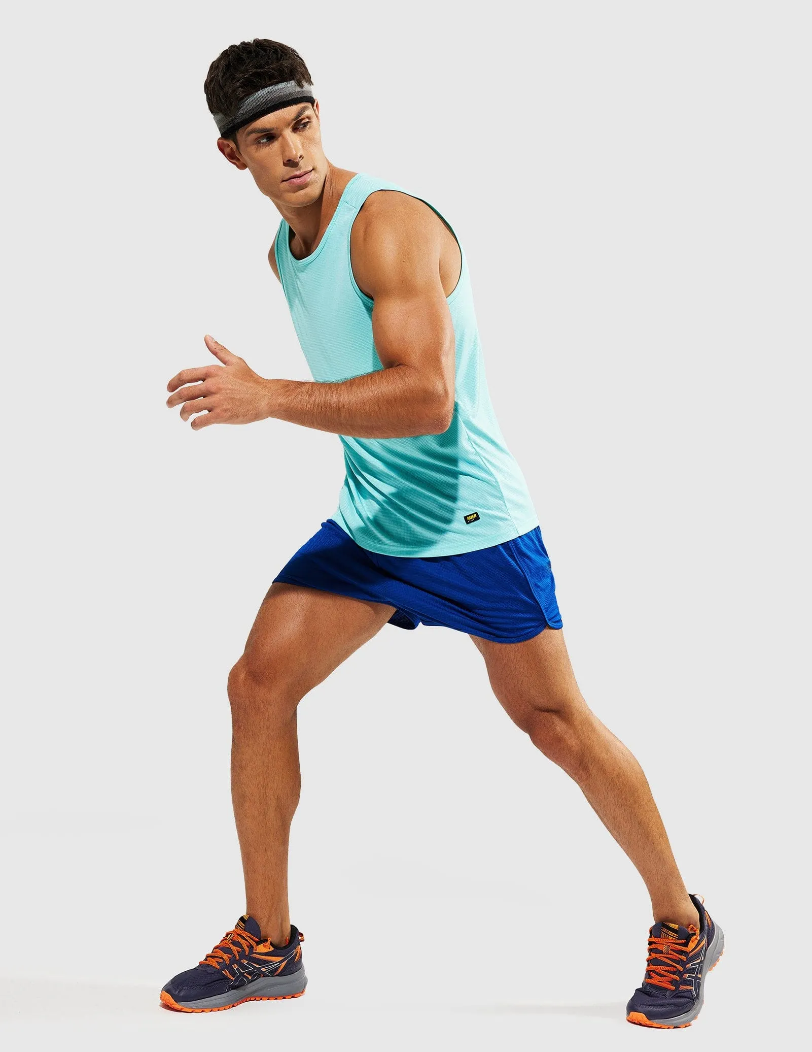 Men's 3-Inch Quick Dry Running Shorts with Liner