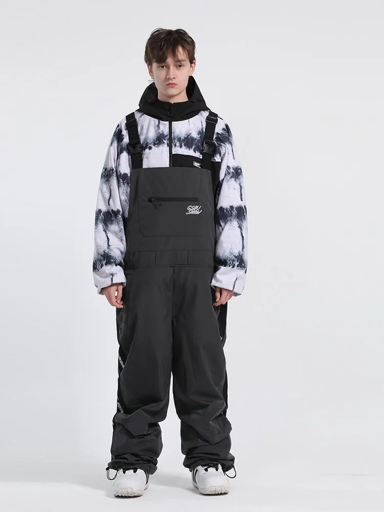 Men's Unisex Gsou Snow BioZone Glimmer Light Outdoor Snow Bibs