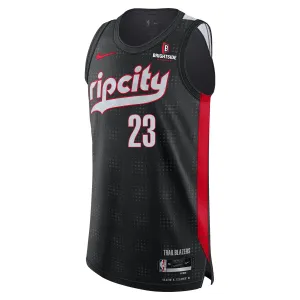 Nike Donovan Clingan NBA Authentic Peak Plaid 24-25 City Edition Jersey