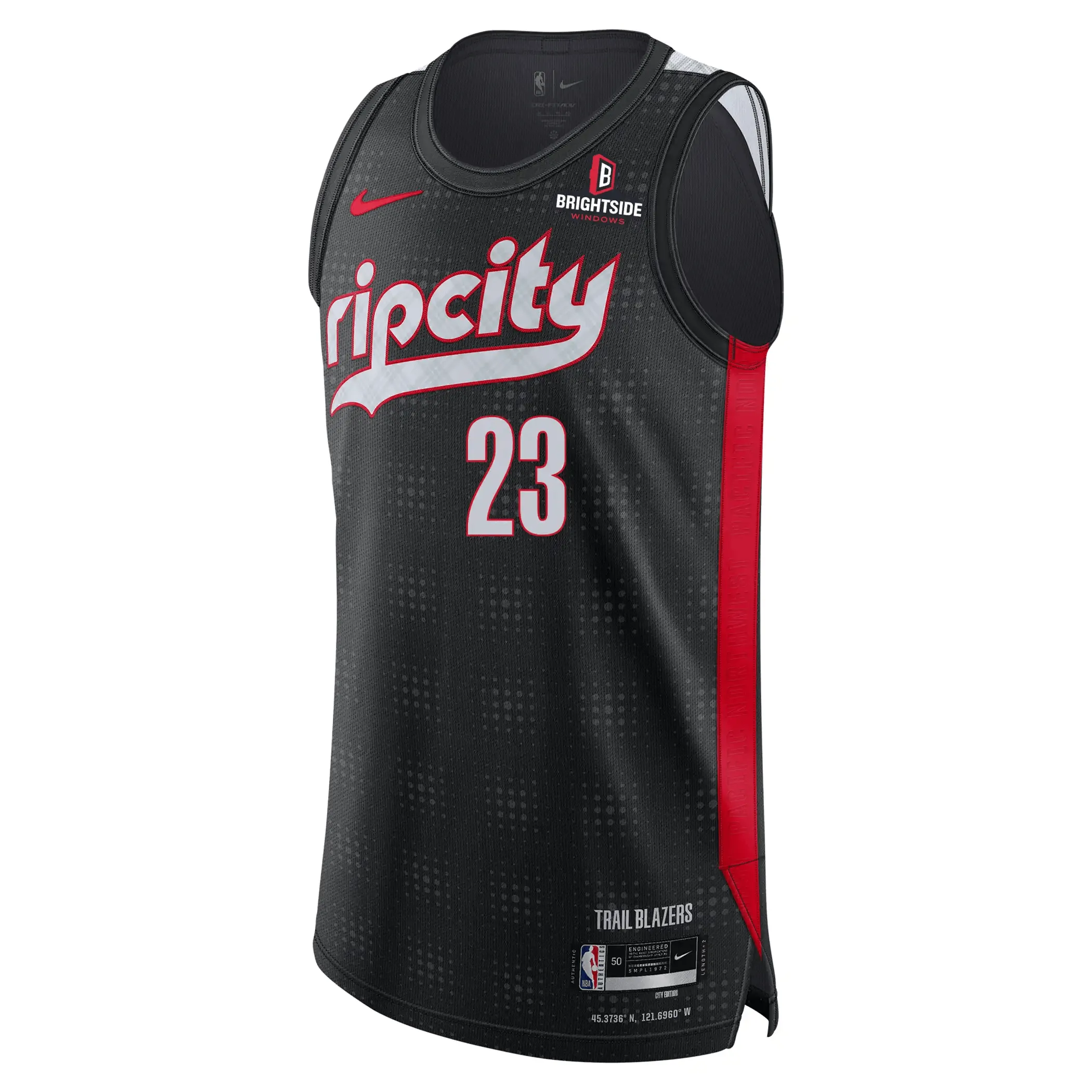 Nike Donovan Clingan NBA Authentic Peak Plaid 24-25 City Edition Jersey