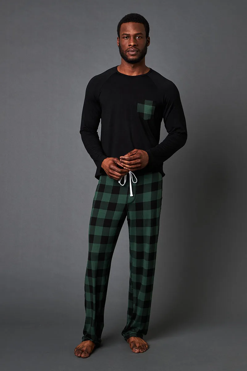 Pajama Set: Long Sleeve Shirt   Pajama Pant