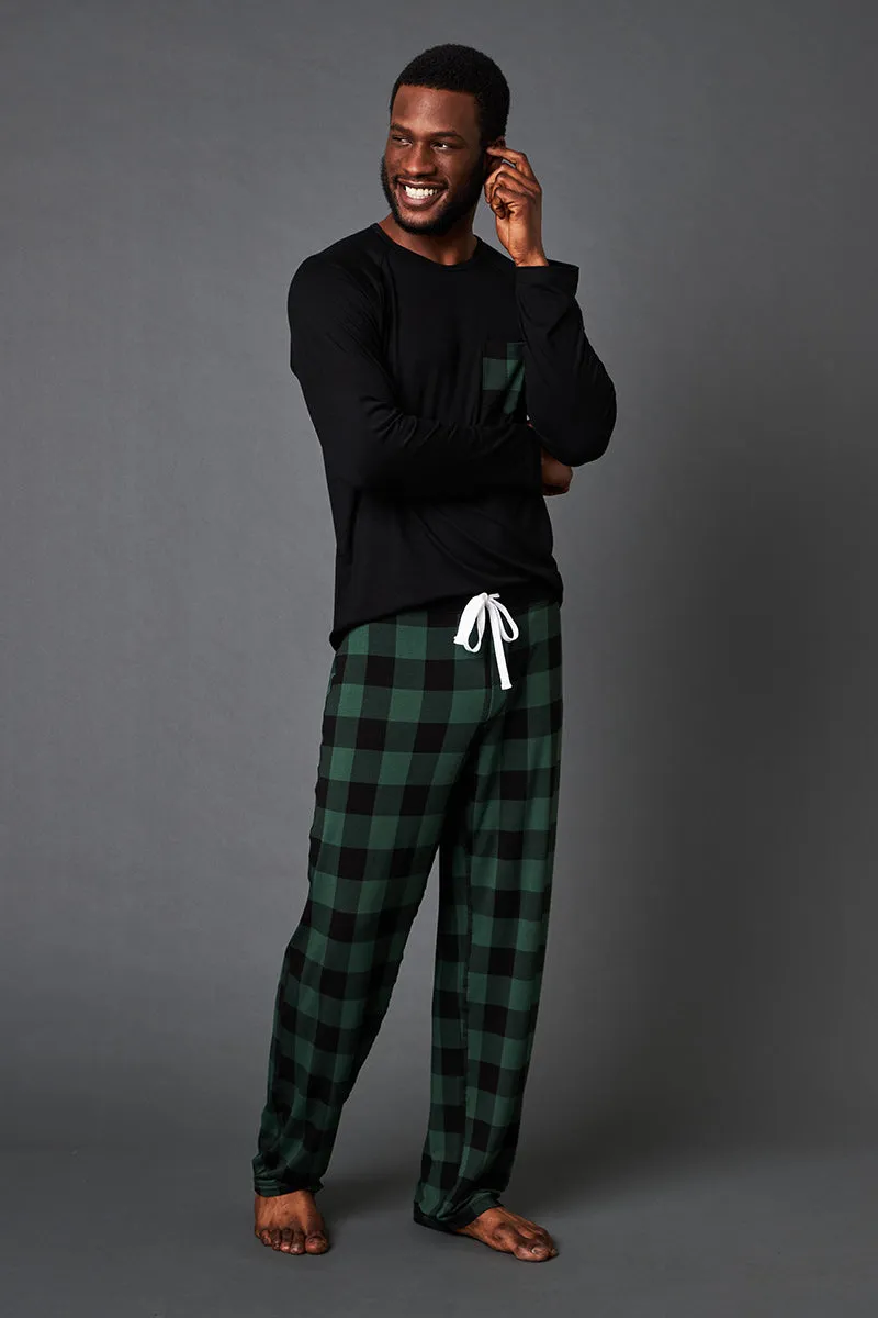 Pajama Set: Long Sleeve Shirt   Pajama Pant