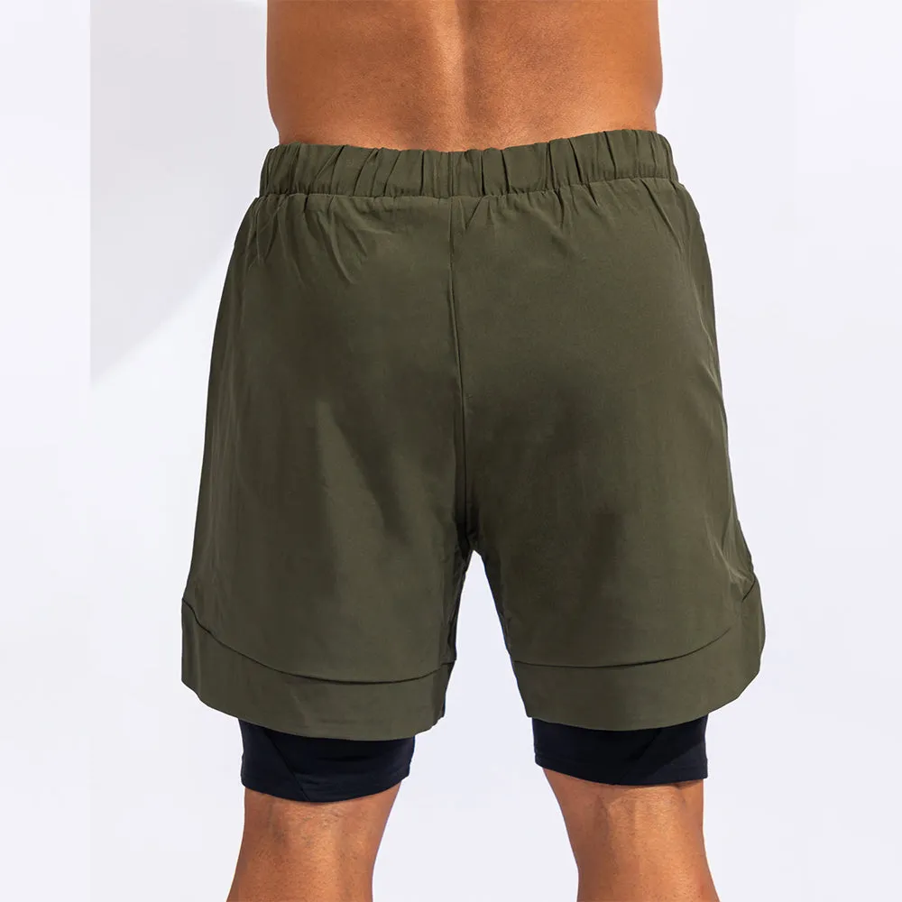 Quwati Men's Reps 2 in 1 Shorts