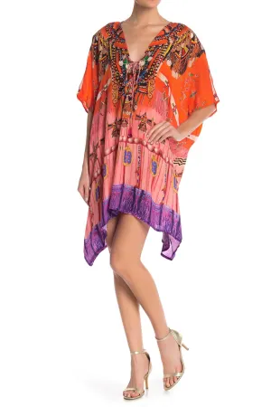 Red Short Luxury Caftan