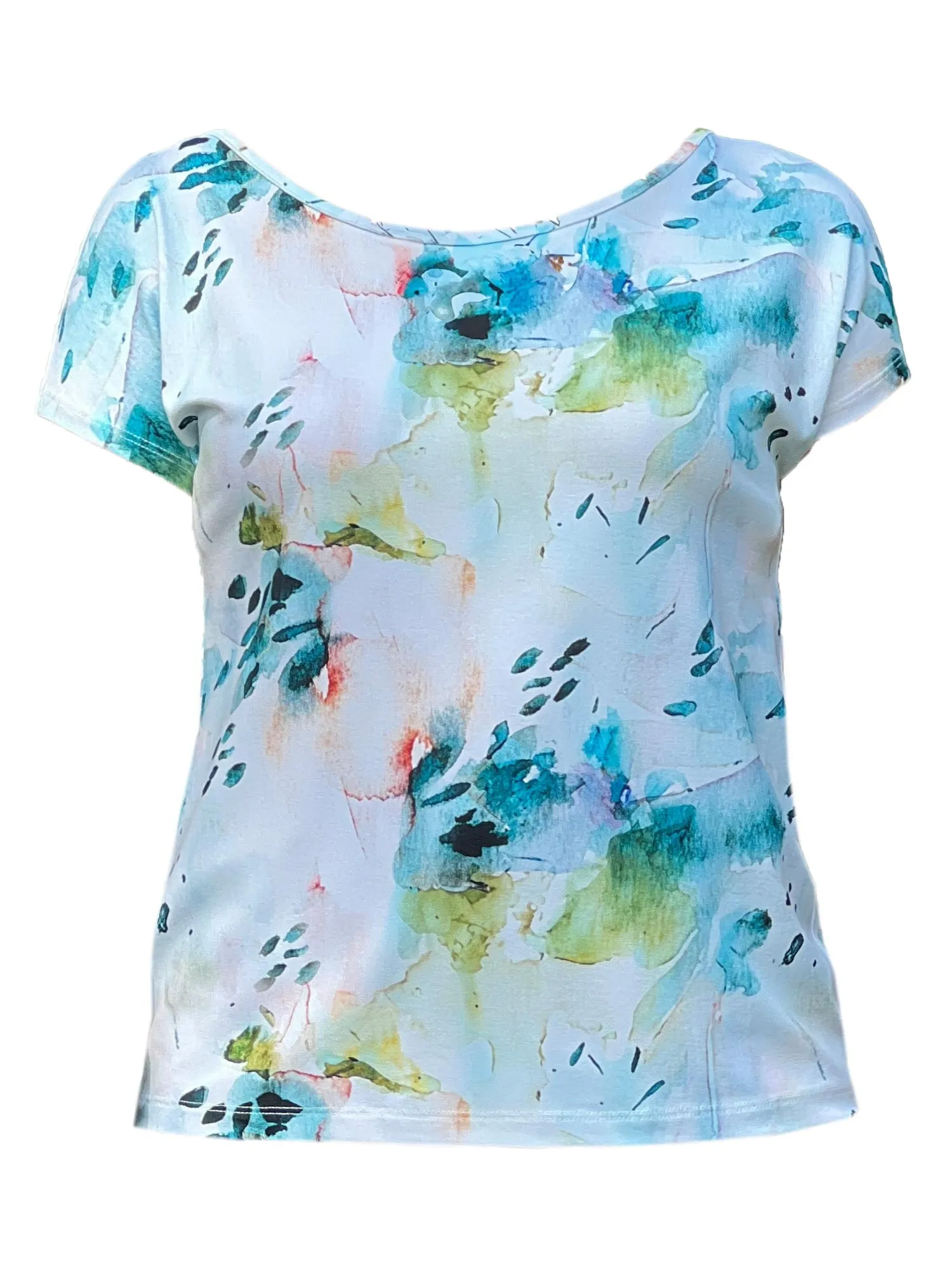 Rio reversible neckline dolman tee