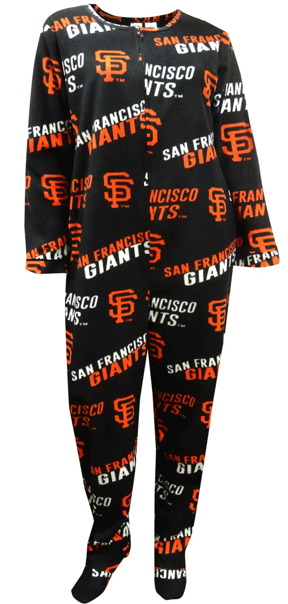 San Francisco Giants Women's One Piece Footie Pajama