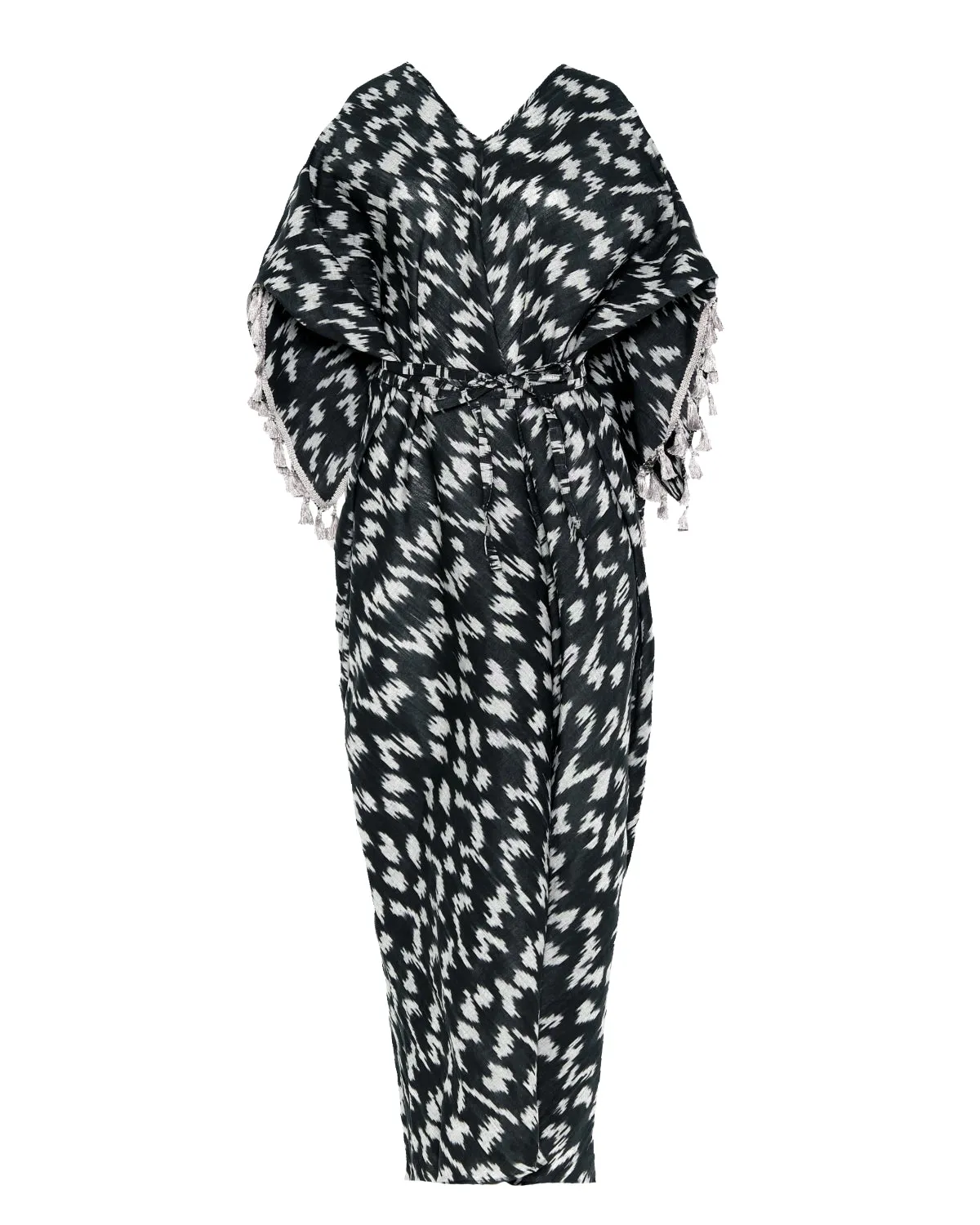 Shenaz Kaftan - Tara Print (Black)
