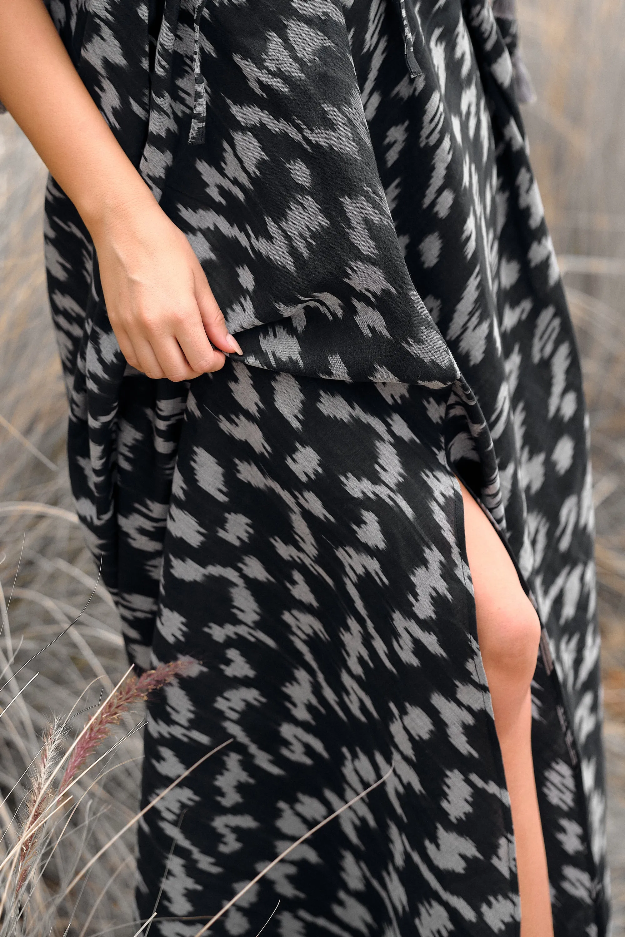 Shenaz Kaftan - Tara Print (Black)