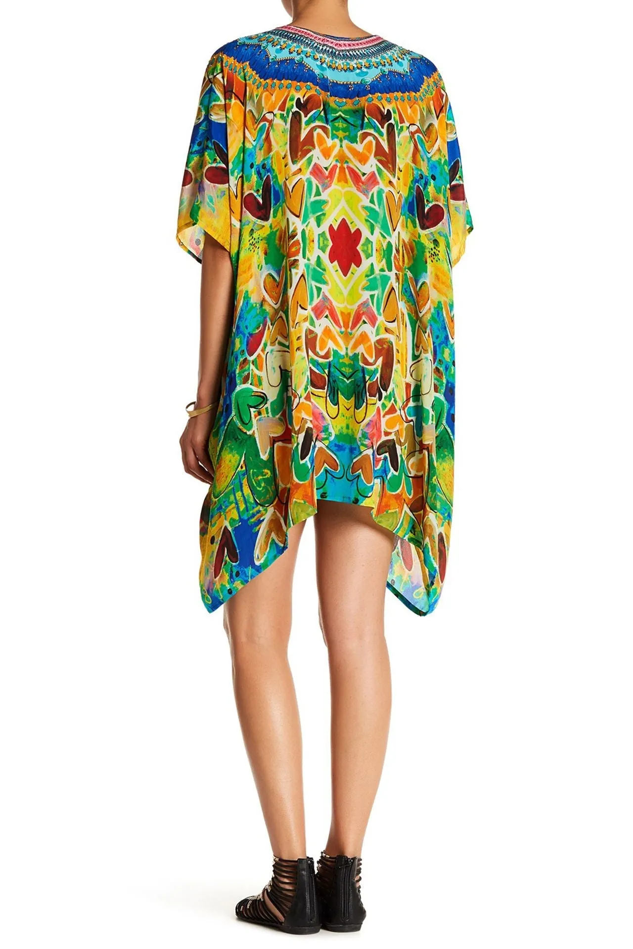 short caftan dress multi-wear