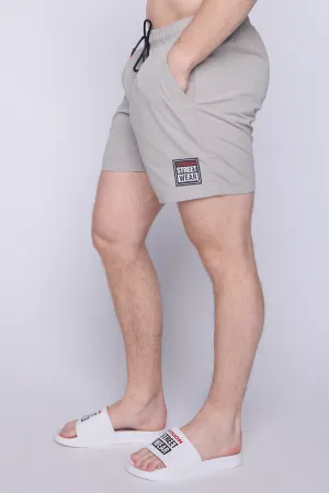 Solid Swim Shorts - Mushroom