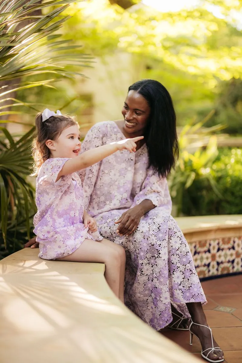 The Jasmine Kaftan Mini - Lavender by Tela Mercantile (HerStory Exclusive)