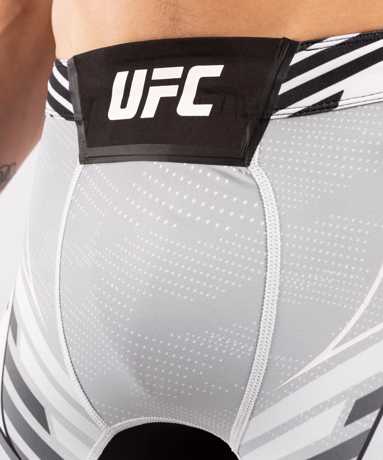 UFC Venum Authentic Fight Night Men's Vale Tudo Shorts - Long Fit - White