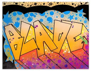 Untitled Graffiti Original Spray Paint Marker Painting by BLADE- Steven Ogburn