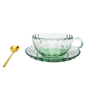 Urban | Maisy Glass Tea Cup Set Green