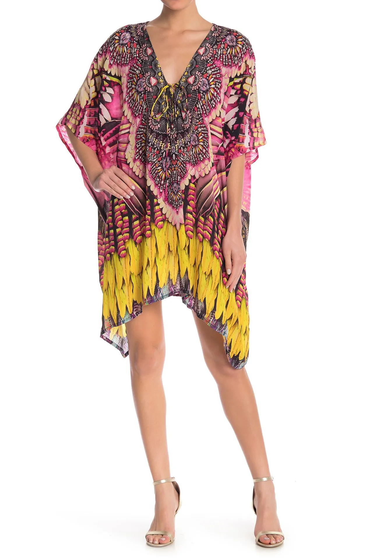 Vacation Wear Luxury Short Kaftan