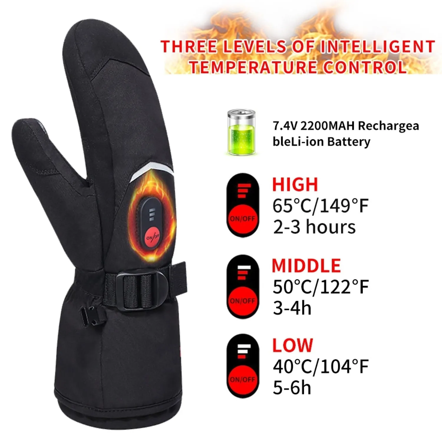 Waterproof Gloves - Anti-Slip Design for Flexible Grip