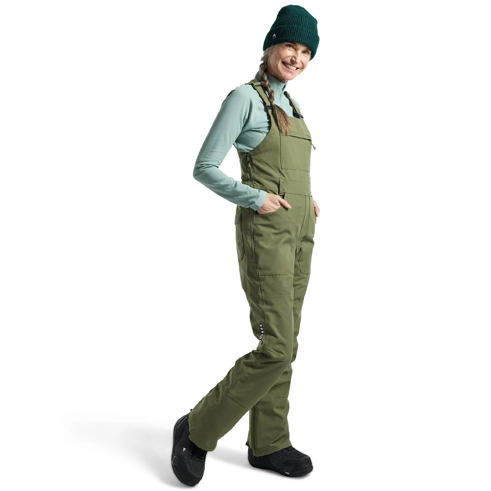 Women's Burton Avalon Stretch 2L Bib Pants - Short